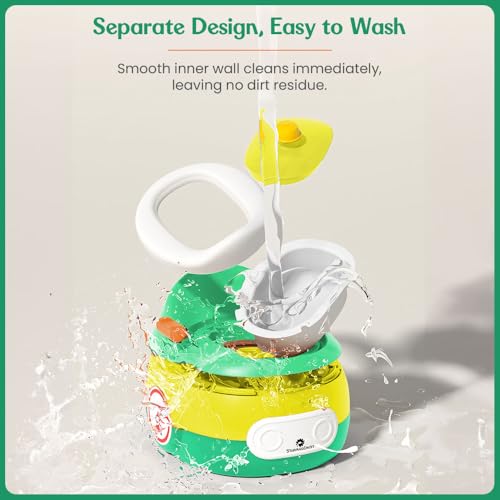 StarAndDaisy Potty Seat for Kids 1-5 Years – Baby Potty Seat / 3In1 Comfortable Potty Training Seat with Anti-Slip Toilet Seat with Pot, Handles & Splash Guard