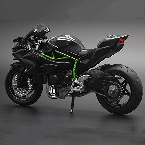 Persistence 1:12 H2 R Moto Moulé sous Pression en Alliage Modèle Jouet Noir H2R Moto DéTachable Collection Noir