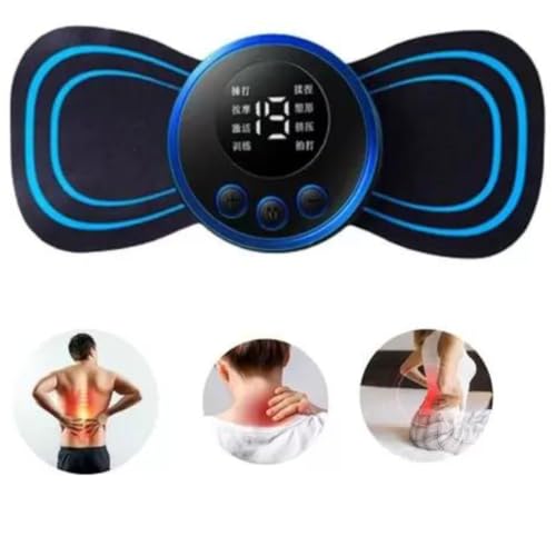 Aparelho Massageador Elétrico Recarregável Portátil p/Dor muscular pescoço pernas coluna lombar sem