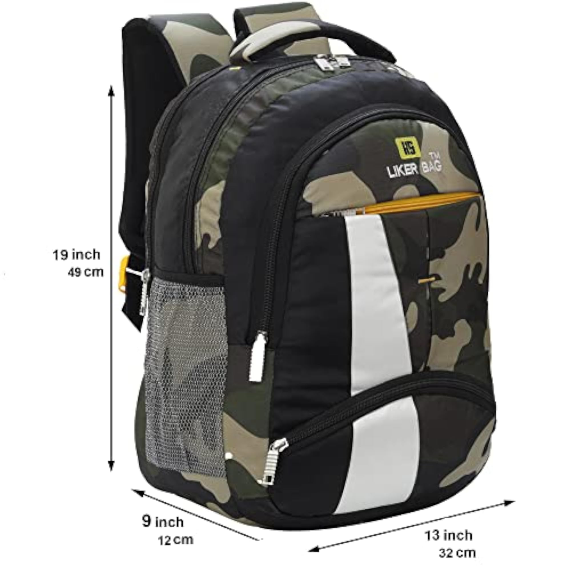Large 45L Unisex Laptop Backpack for College
