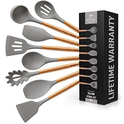 Zulay Kitchen 8 Piece Silicone Utensil Set by Zulay Kitchen - Used condition - US$14.79