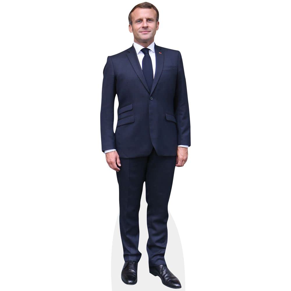 Celebrity Cutouts Mini Size Cutout Emmanuel Macron (Blue Suit)