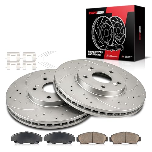 Torchbeam Brake Rotors and Pads Kit Fit Honda, Acura, Accord, TL, TSX, CL