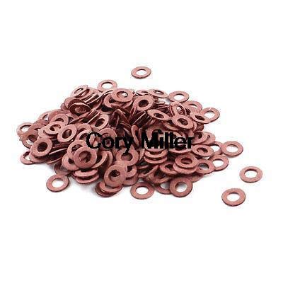 Generic Red Insulating Fiber Washer 2/3/4/5/6mm for Tattoo Machine Coil Core - (Inner Diameter: 3x6x0.5)