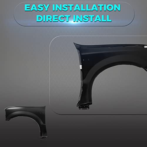 Titanium Plus Autoparts Steel Front Fender Left Driver Side Compatible With 97-07 Ford Excursion F250 F350 Super Duty (Partslink Number F81Z16006Aa Fo1240208) #TOP3