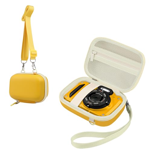 Housse de protection pour appareil photo numérique EUXOR QUNVAL étui jaune