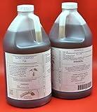 Super Compost Tea (128 oz - 1 Gallon, in Two Half Gallon Bottles) Natural and Organic for Plant Food, Nutrient, Fertilizer and Growth Efficiency