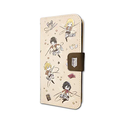 進撃の巨人 Season 3 01 調査兵団(グラフアート) 手帳型スマホケース(iPhone6/6s/7/8兼用)