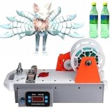 Maschine Zur Filamentherstellung, Filament Extruder Für 3D-Drucker, PET-Flaschen-Recycling, Digitalanzeige, Temperaturregelung Bis 300°C, Für Heimwerker Und Maker(Orange)