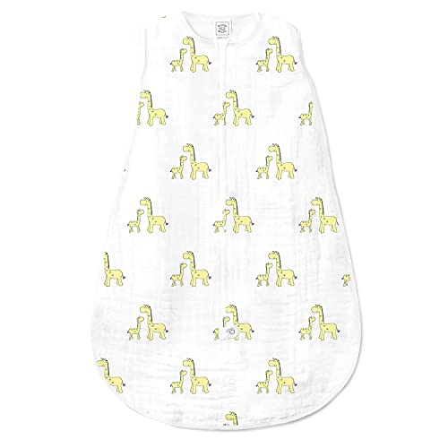 Image of SwaddleDesigns Muslin zzZipMe Sleeping Sack, for Baby Boy and Girl, Wearable Blanket with 2-Way Zipper