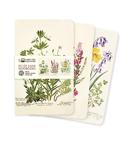 Royal Botanic Garden Edinburgh Set of 3 Mini Notebooks (Mini Notebook Collections)