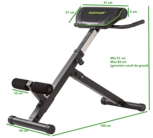 Tunturi CT40 - Fitness bench - Core trainer - Back trainer - Hyperextension bench - Roman Chair - Image 7