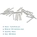 Kemcatui 30 Pcs M5 x 40mm Metal Dowel Pin, Stainless Steel Cabinet and Shelves Fasteners, Multipurpose Metal Pegs for DIY, Furniture Assembly and Industrial Use