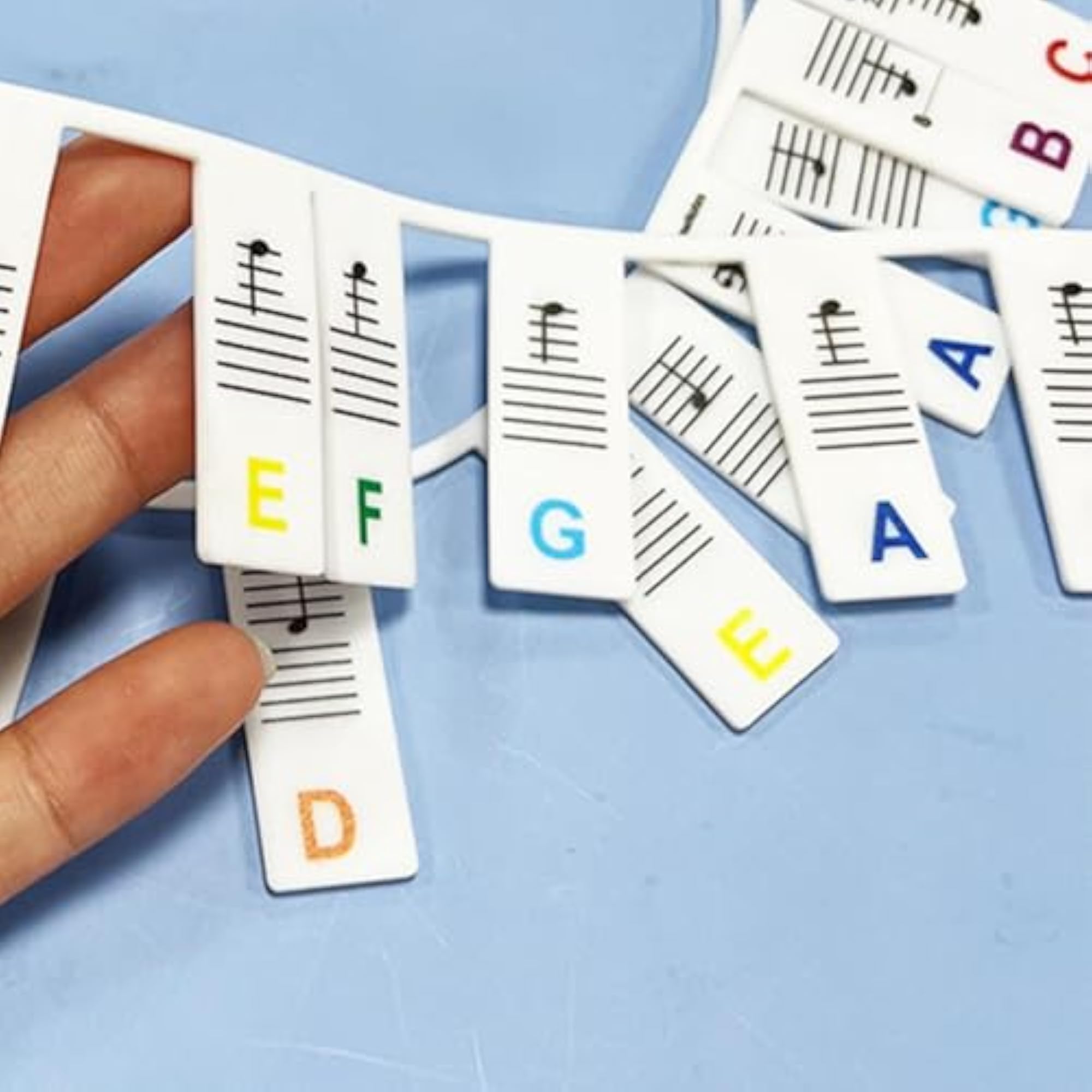 Piano Sticker Removable Notes Guide for 61 Keys