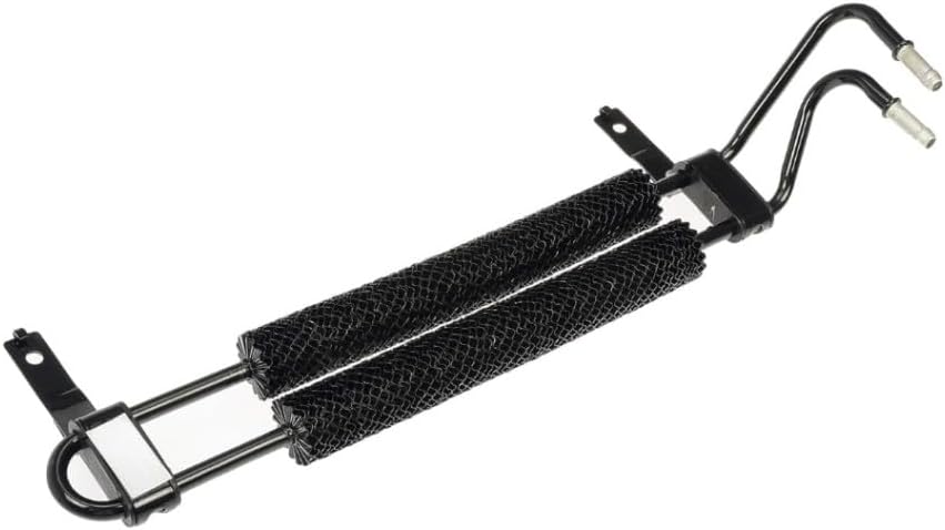 KarParts360 For Cadillac SRX 2010-2016 Power Steering Oil Cooler | Aluminum Black | Quick Connect Fitting | 0.26 In. Inlet Inside Diameter | 0.38 In. Inlet Outside Diameter | Replacement For 20907760