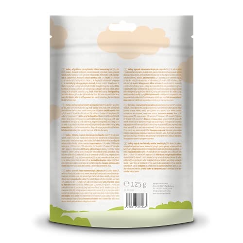 MjAMjAM - Premium Katzensnack - Snackbag - saftiges Hühnchen, 1er Pack (1 x 125 g), naturbelassen ganz ohne synthetische Konservierungsstoffe