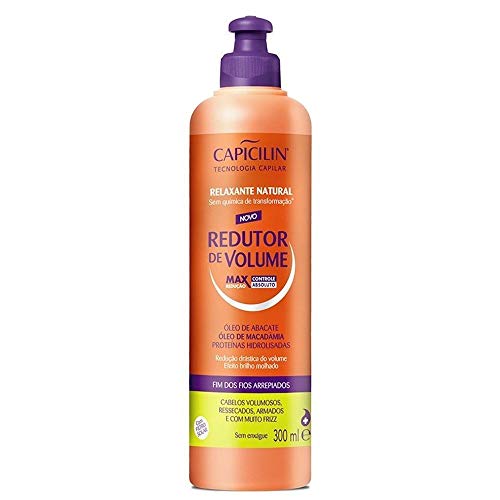 Linha Redutor de Volume Capicilin - Relaxante Natural 300 Ml - (Capicilin Volume Reducer Collection - Natural Relaxer 10.14 Fl Oz.)