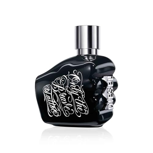 Diesel Only The Brave Tattoo Eau de Toilette Uomo, Profumo Uomo Speziato e Sensuale, Fragranza Orientale, Note di Mela, Pepe Bourbon e Tabacco, A Lunga Durata, Profumo di Lusso per Uomo, 50 ml