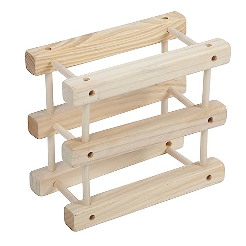 Soporte para botellas de vino de madera Fydun 6 botellas miniatura 2