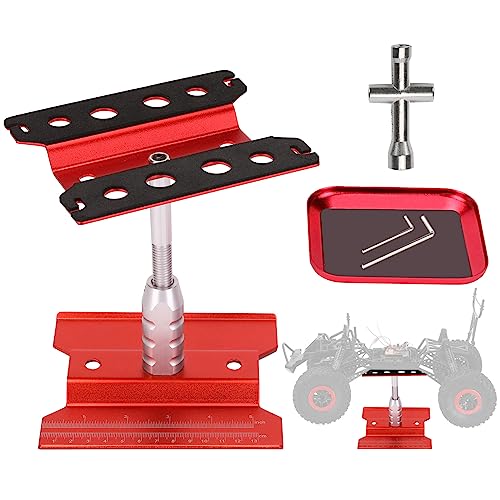 Kimapeso RC Car Stand Repair Workstation Portable RC Work Stand RC Repair Stand for 1/8 1/10 1/12 and 1/16 Scale RC Cars Trucks Crawlers and More