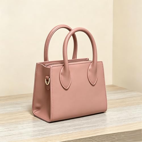 Image of Small crossbody tote bags for women faux leather cute clutch mini purses and handbags