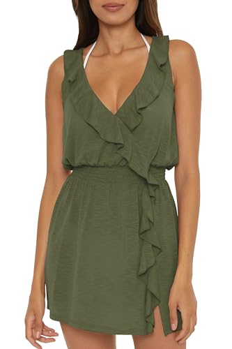 Image of BECCA Breezy Basics Cascade Ruffle Dress