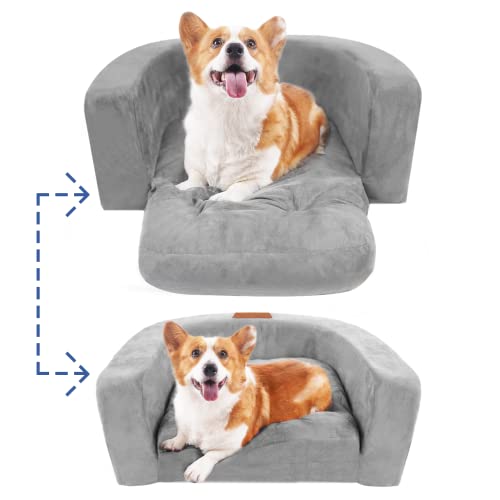 Suddus Dog Beds For Large Dogs, Dog Sofa Bed With High Density Foam, Dog Couch With Removable Cover #TOP21