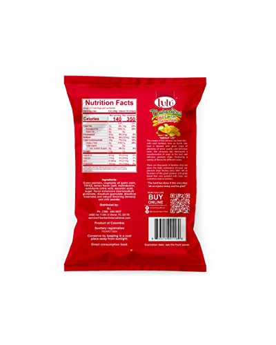 Lulu Plantain Chip | Chili Lemon | Healthy Snack | Plantains Chips | Whole 30 Snacks | 2.5 Oz | Gluten Free Chips | All Natural | Non-Gmo | Kosher #TOP5