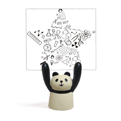 Porte-mémo panda de dessin animé pour bureau et notes