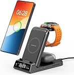 Charging Station for Samsung S26 Ultra, SwanScout 703S, Wireless Charger for Galaxy S26+/S25 Ultra/S25+/S25/S24 Ultra/S24+, Galaxy Watch 8/8 Classic/Ultra/7/6/5, Galaxy Buds 3 Pro/3 (No Adapter)