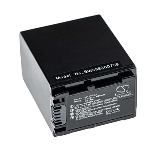 Batterie Sony HDR-CX625 vhbw haute capacité 3050mAh Li-Ion stable 7,3V