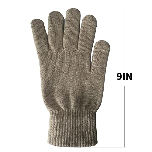 Siledgn 4 Pairs Winter Magic Gloves Stretchy Warm Knit Gloves For Cold Weather Valentines Gift Men Women…… #TOP6