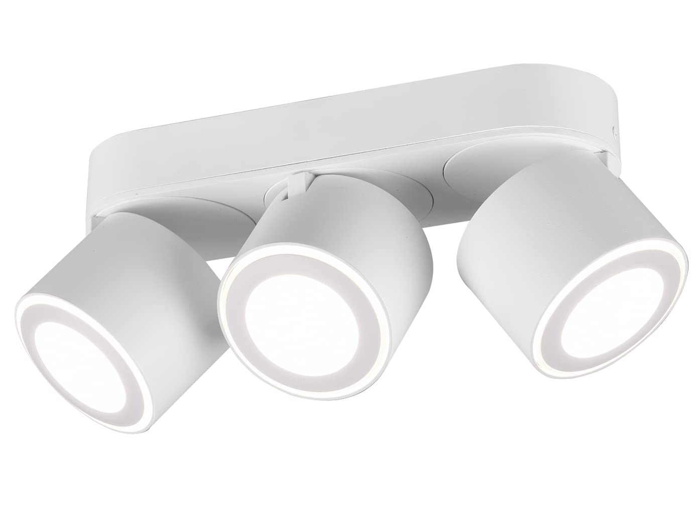 Trio Leuchten Taurus 652910331 LED Recessed Ceiling Light with 3X 3.5 Watt and 3X 1.5 Watt LEDs Matte White