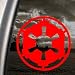 Star Wars Red Decal Galactic Empire Truck Window Red Sticker