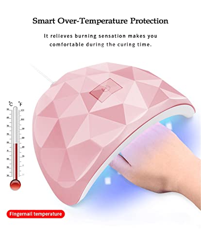 Lampe LED sèche-ongles 18 perles pour manucure au gel à la maison