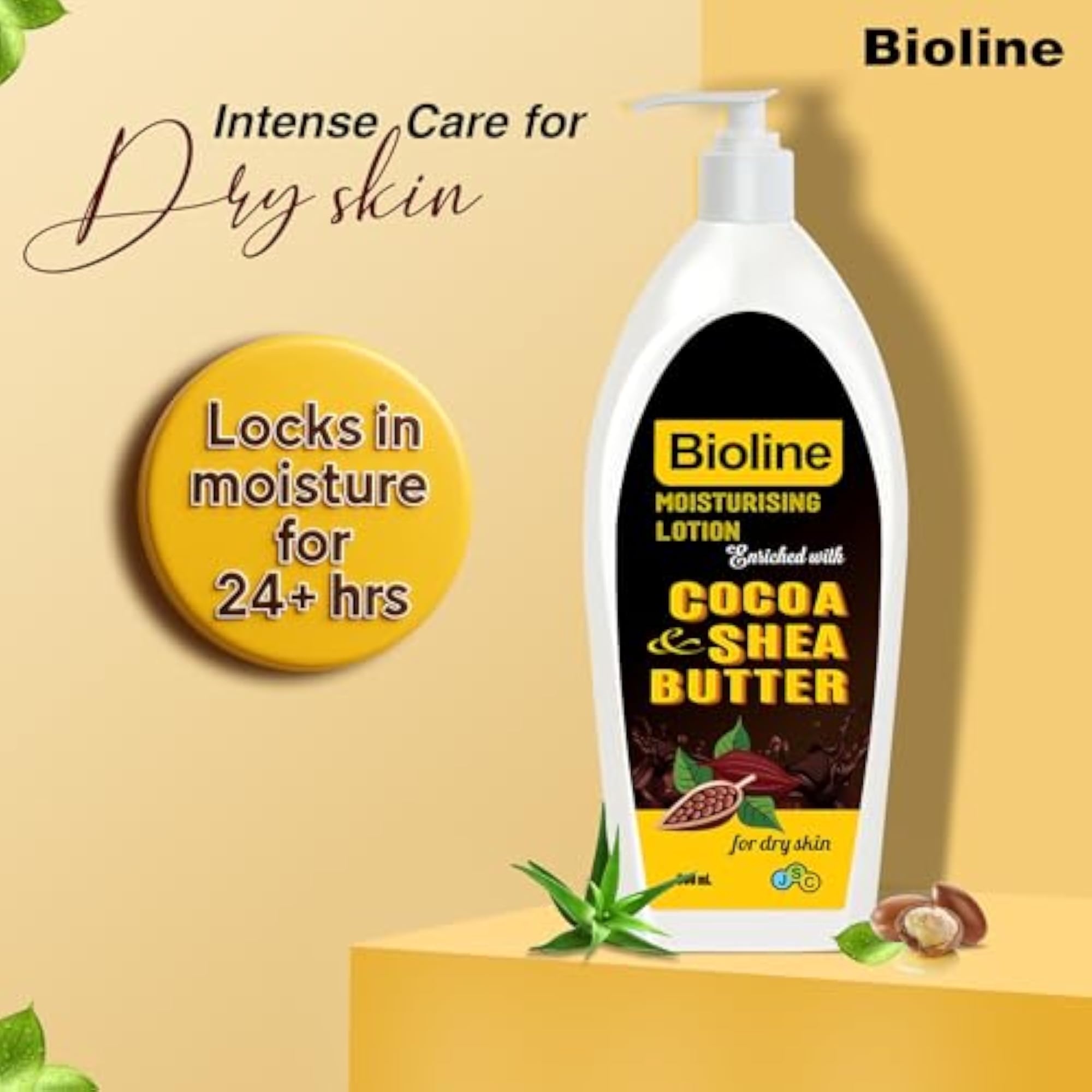 Moisturizing Sunscreen Body Lotion Enriched with Cocoa & Shea Butter