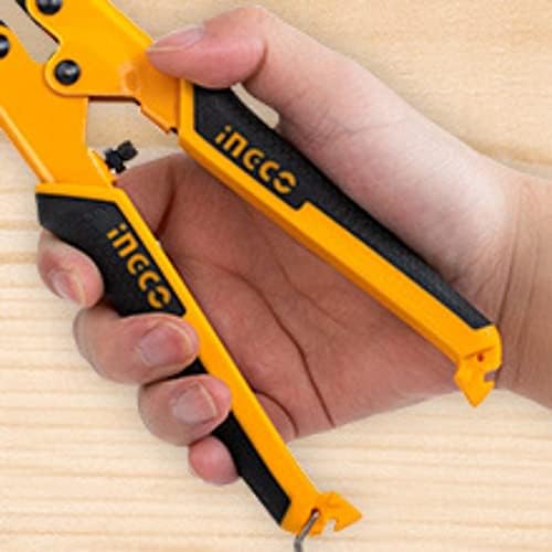 INGCO Mini Bolt Cutter 20cm Cutters Shears Bolt Cutter with Safety Lock,Max Cutting Capacity 3.5mm, HMBC0808
