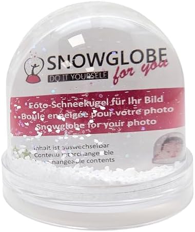 Surfbrett Schneekugel 65mm - Glitzer Dekoration Mit Sommer Motiv