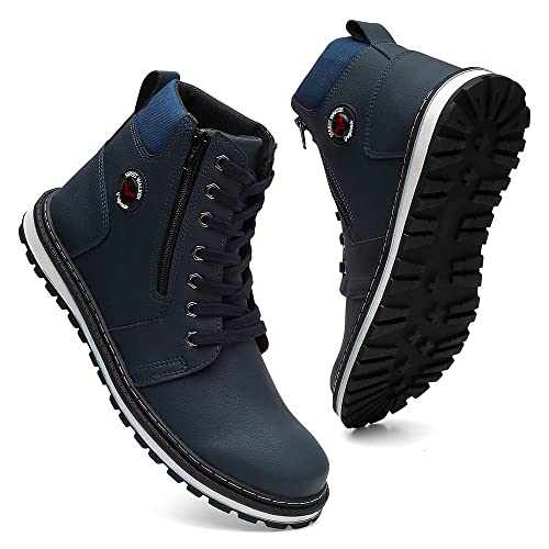 Coturno Masculino Zíper Adventure Estilo e Conforto - Marinho/41