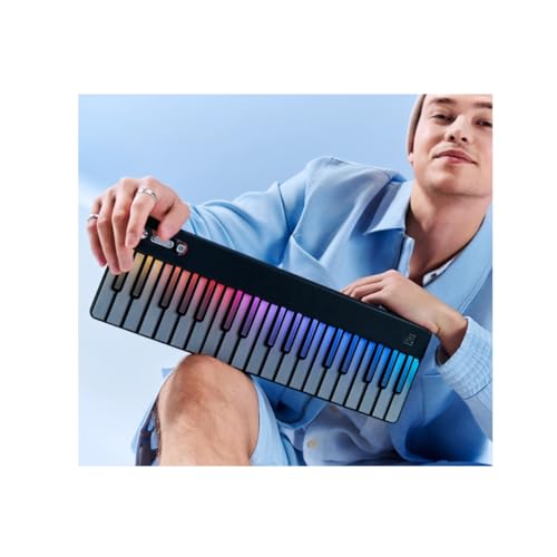Clavier MIDI PartyKeys à guide lumineux : apprenez le piano facilement sans solfège