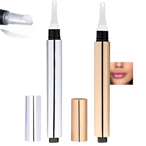Rosearc Glow Tulip Lip Plumper, Glow Tulip Lip, Silicone Plump Stick Volumize Your Lips Instantly, Natural Plump Long Lasting (2 Pcs-mix)