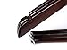 10 Quality Hangers Wooden Curved Hangers Beautiful Sturdy Suit Coat Hangers with Locking Bar Chrome Hooks (10)