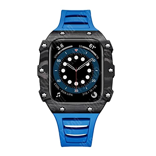 Kit fibre de carbone Apple Watch 41mm coque protection antichoc