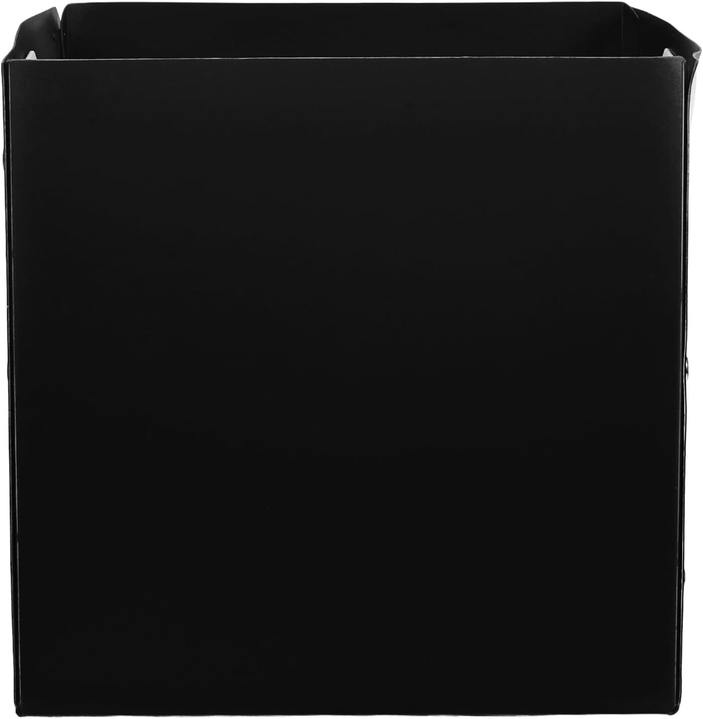 Collapsible Desktop Storage Caddy, Compact Dark Makeup and Stationery Organizer Box, Office and Bathroom Tabletop Storage Case for Desk Organization