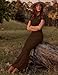 LOMON Trendy Dresses Woman Summer Maxi Casual 2024 Long Elegant Bodycon Ladies Dress Junior Semi-Formal TightFishtail Sexy Y2k Short Sleeve Tight Ribbed Knitted Fitted Crew Neck Vestido