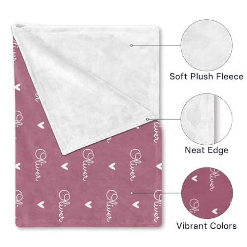 Image of PUREFLY Ships Next Day-Personalized Blanket for Kids- Custom Blanket with Name for Teen Girls and Boys, Birthday Gifts for Women and Men, Customized Flannel Throw, Christmas Blankets Gifts for Baby