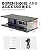 1/64 Scale Display Case Car Garage Moldel, Cyberpunk Style Acrylic Cover Diecast Car Show Case with LED Light 2 Parking Spaces for Toy Car Display and Storage (Vehicles Not Included) 07