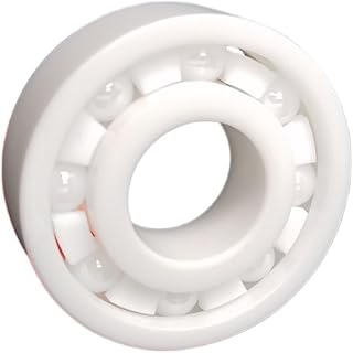 SHAFACIAL rodamientos cerámicos híbridos 1 Pieza 6800 6801 6802 6803 6804 6805 6806 6807 6808 6809 6810 Zirconia con Jaula/Sello rodamiento de cerámica de Bola Completa(6806 CEF)