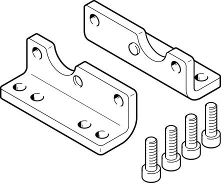 Festo 545236 Model HPC-50 Foot Mounting