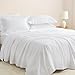 Horbaunal 2 Pack White Ruffle Pillowcases Standard Size, 20
